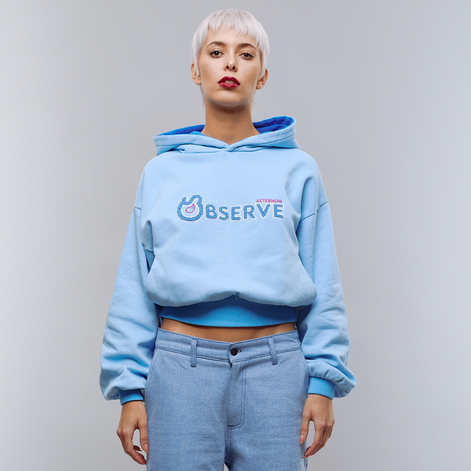 Aeternum Sky Blue Hoodie