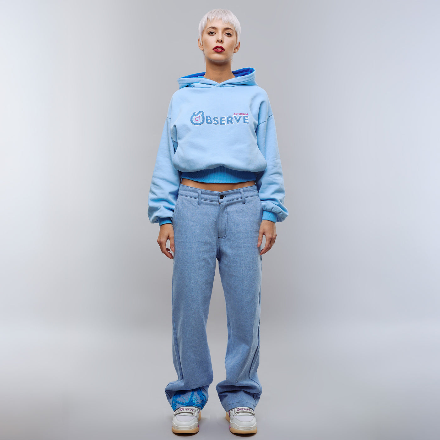 Aeternum Sky Blue Hoodie