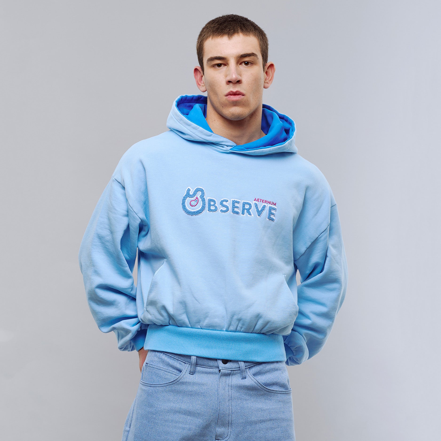 Aeternum Sky Blue Hoodie